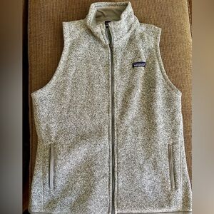 Patagonia Light Gray Zip-Up Vest